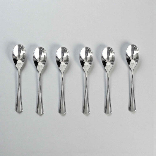 Kishco Cutlery Milan Stainless Steel Coffee Spoon, Set of 6
