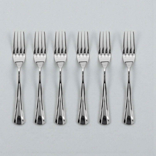 Kishco Cutlery Milan Stainless Steel Dinner Fork, Set of 6
