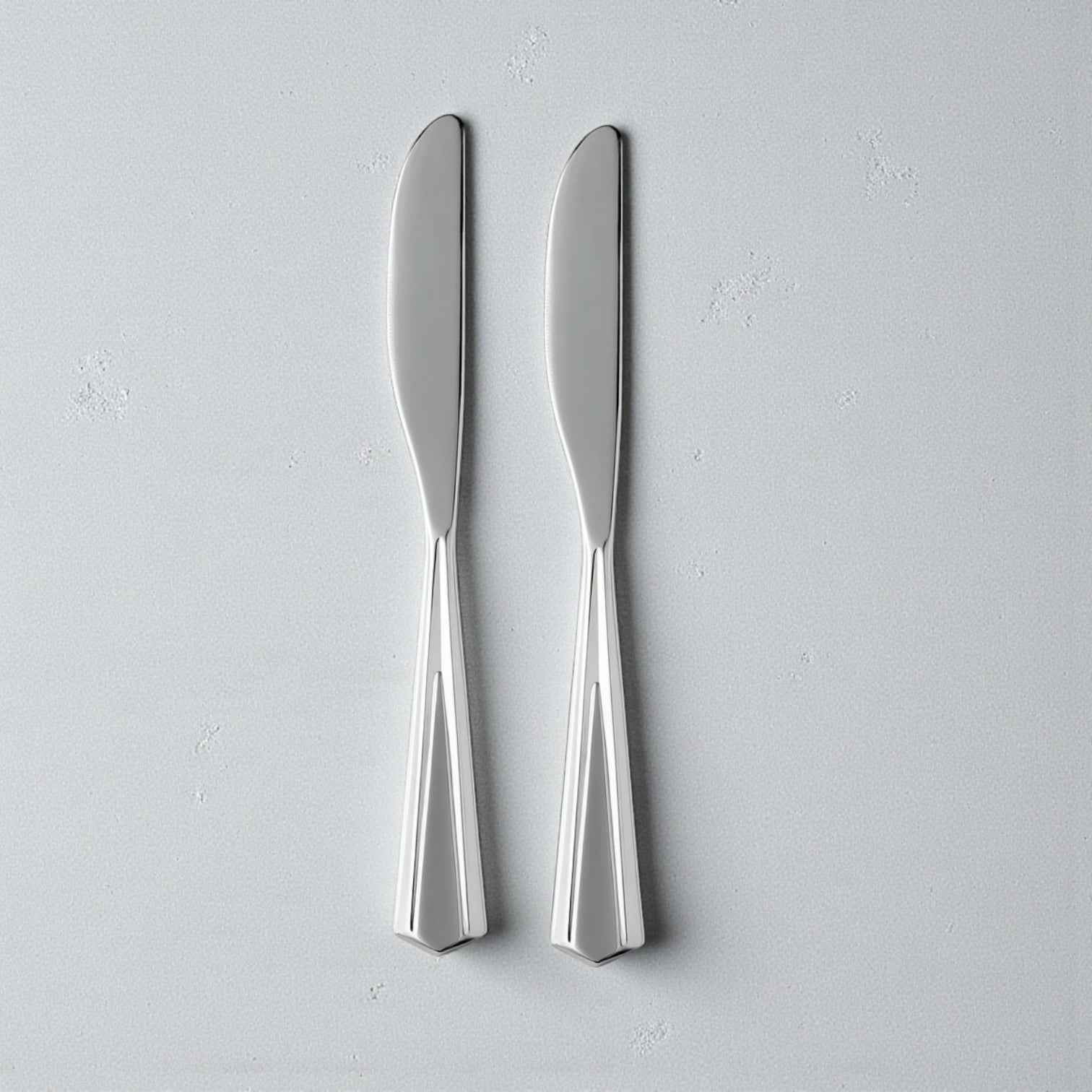 Kishco Cutlery Milan Stainless Steel Dinner Knife, Set of 2