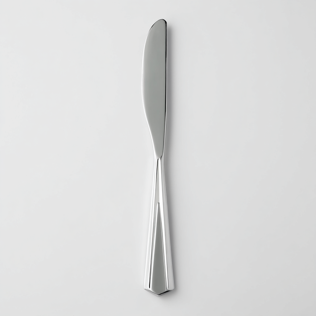 Kishco Cutlery Milan Stainless Steel Dinner Knife with a sleek design and polished finish