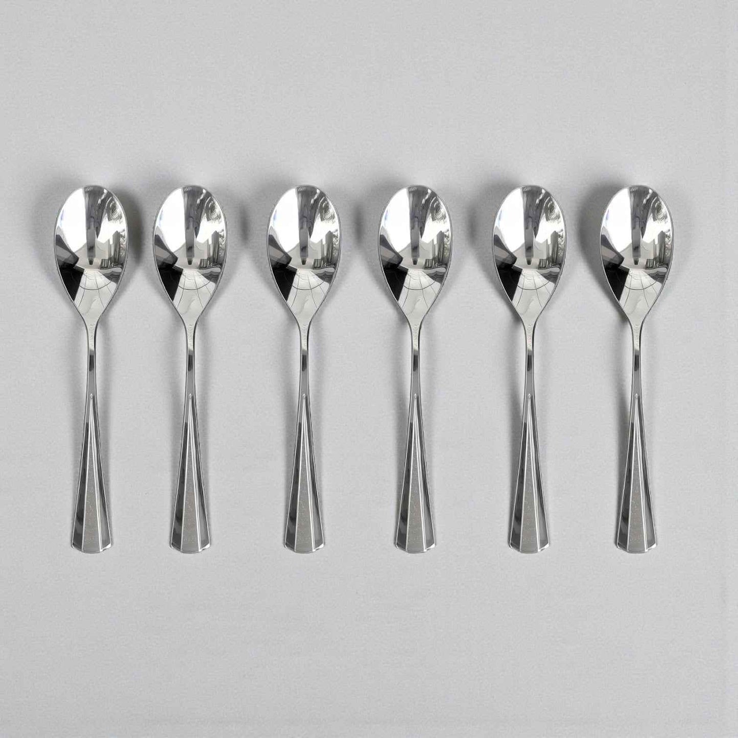 Kishco Cutlery Milan Stainless Steel Tea Spoon, Set of 6