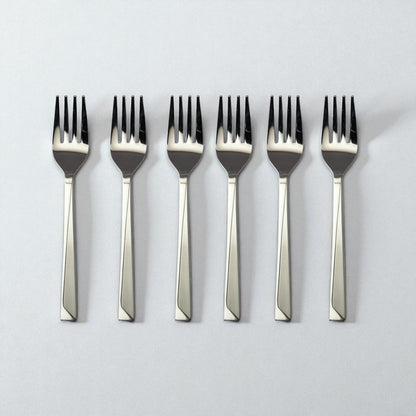 Set of six Kishco cutlery Olympus Dinner Forks with sleek stainless steel design