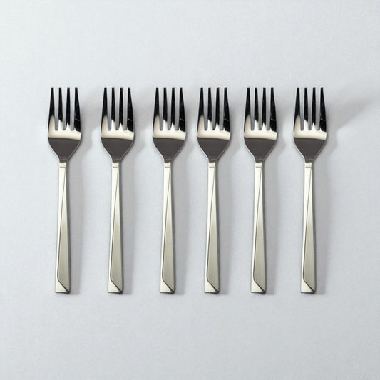 Set of six Kishco cutlery Olympus Dinner Forks with sleek stainless steel design