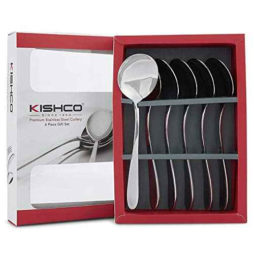 Kishco Olympus Stainless Steel Dinner Spoon, Set of 6