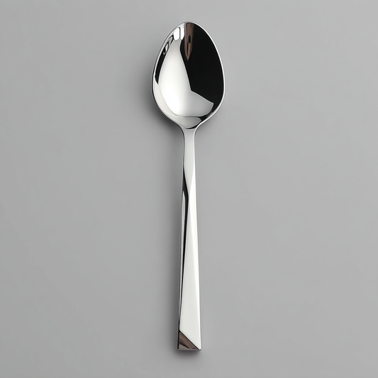 Kishco Cutlery Olympus Serving Spoon oval with polished stainless steel and sleek modern design