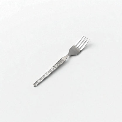 Kishco Cutlery Parma Baby Fork with textured handle and stainless steel prongs for toddlers