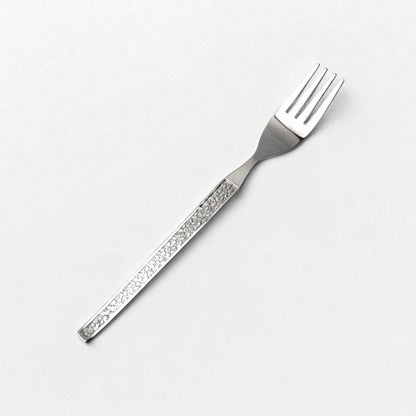 Kishco Cutlery Parma Dinner Fork with textured handle and polished stainless steel finish