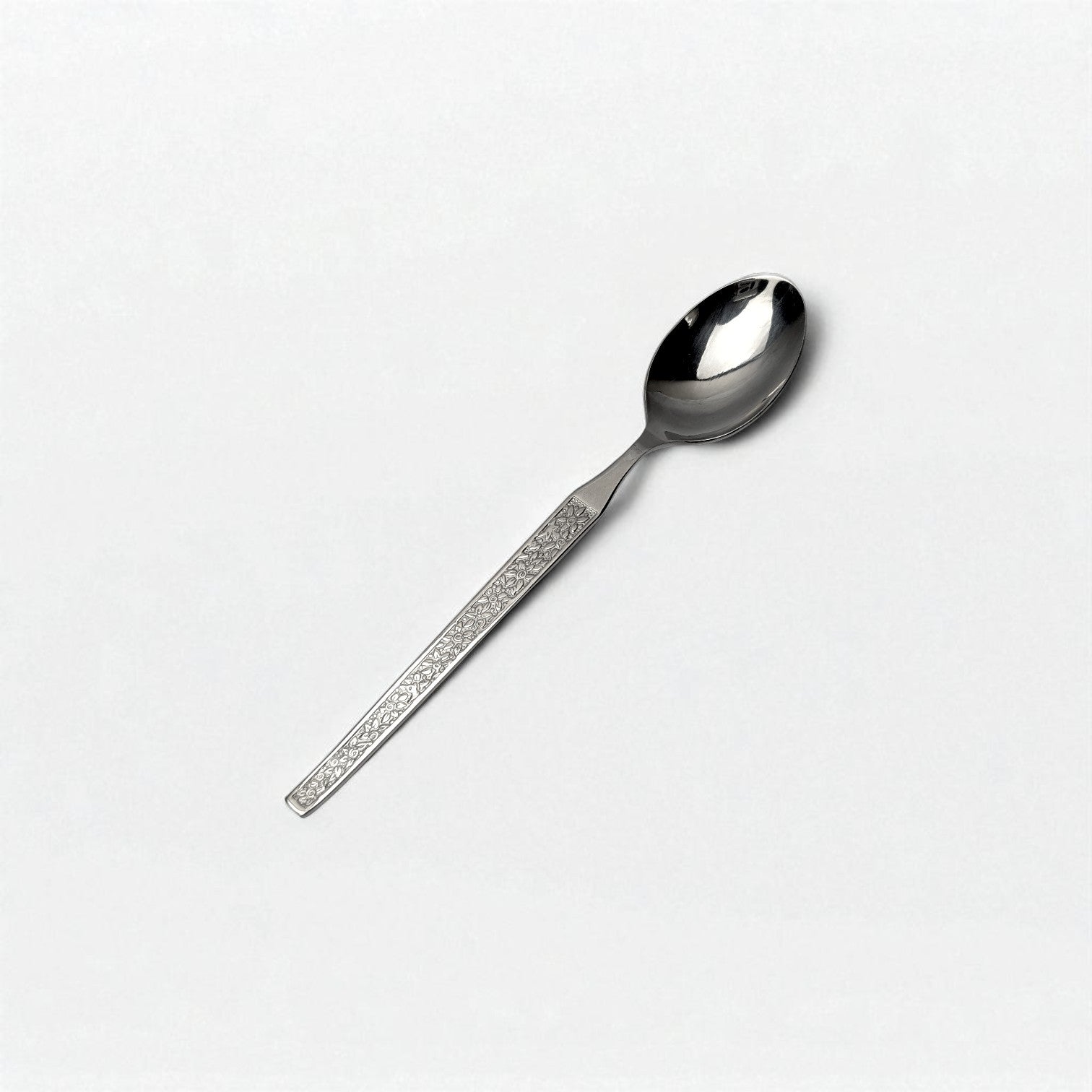 Kishco Cutlery Parma Dinner Spoon with engraved handle in polished stainless steel