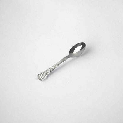 Kishco cutlery Symphony Coffee Spoon with sleek stainless steel design and patterned handle