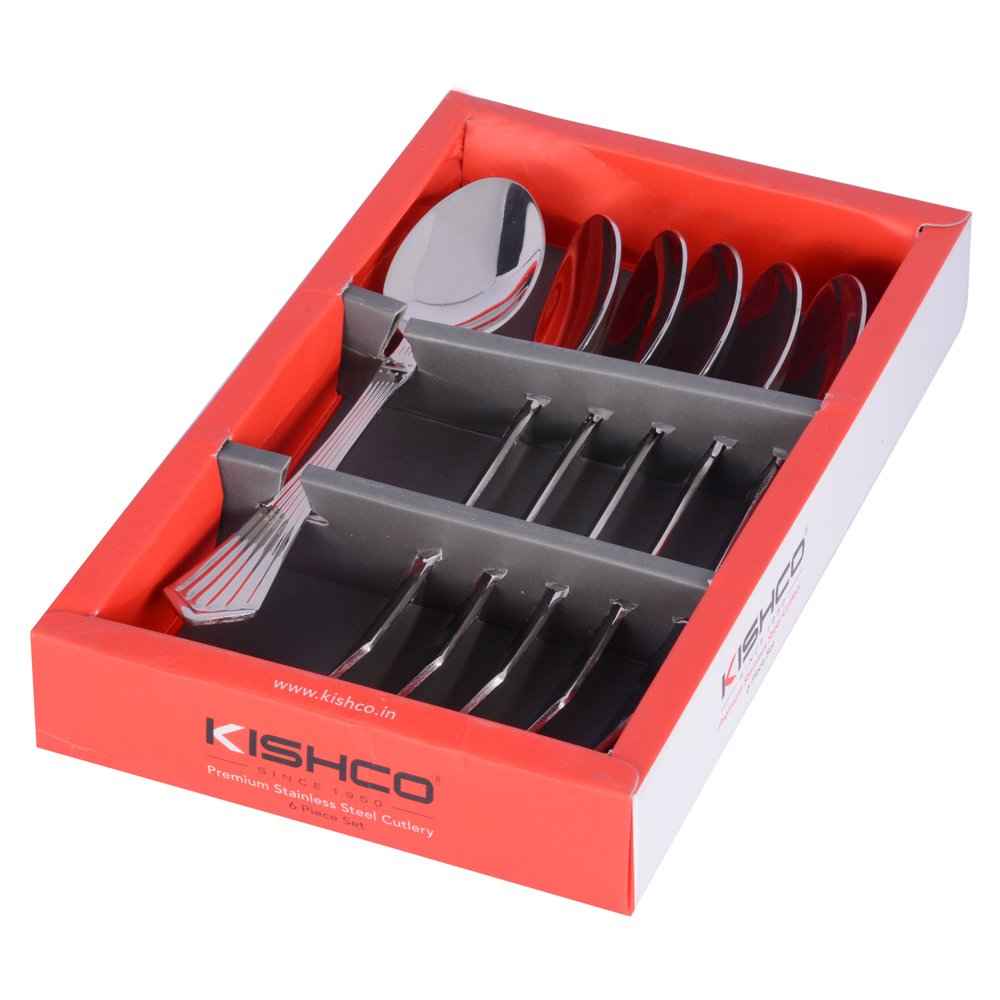 Kishco Symphony Stainless Steel Dinner Spoon, Set of 6