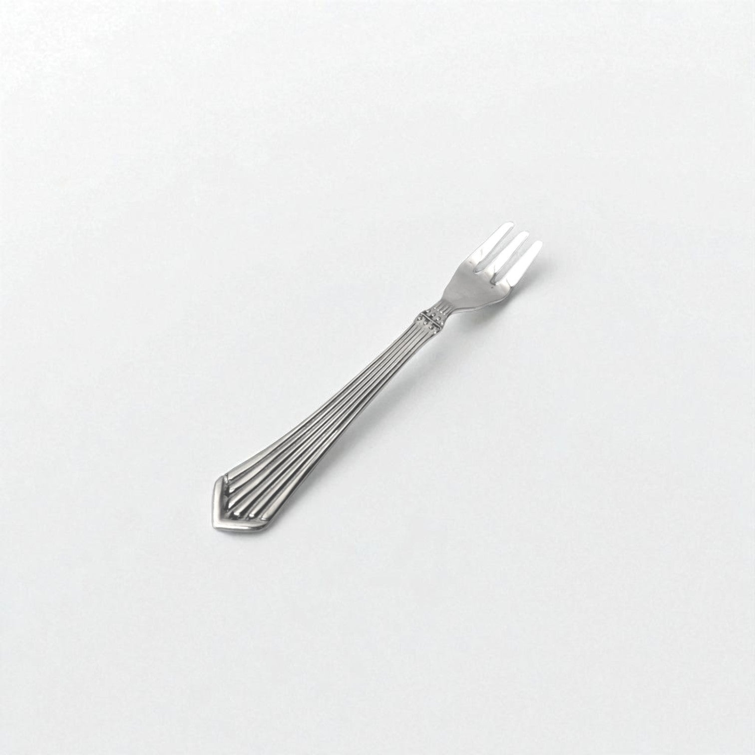 Kishco Cutlery Symphony Fruit Fork stainless steel with elegant striped handle design