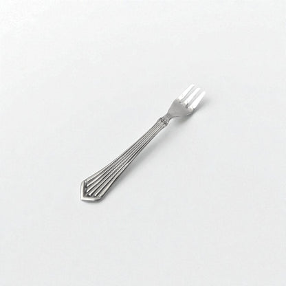 Kishco Cutlery Symphony Fruit Fork stainless steel with elegant striped handle design