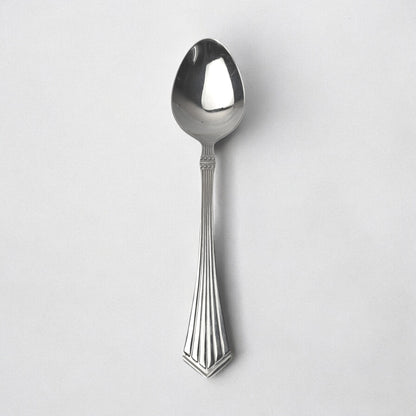 Kishco Cutlery Symphony Serving Spoon Oval stainless steel spoon with decorative handle