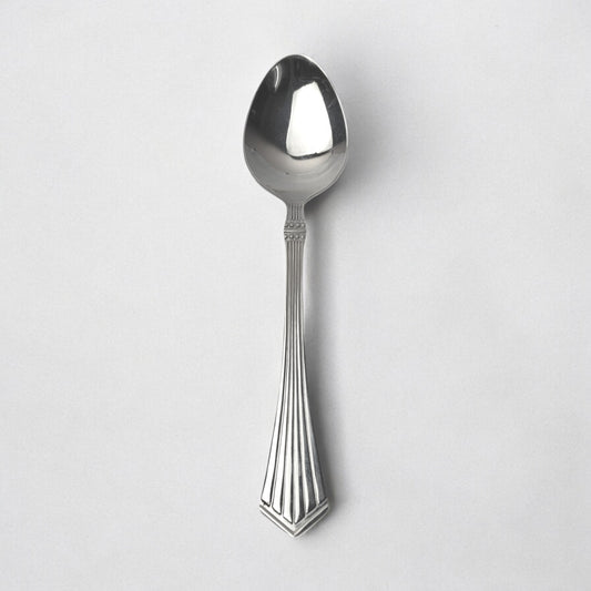 Kishco Cutlery Symphony Serving Spoon Oval stainless steel spoon with decorative handle