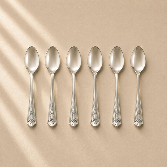 Kishco Festival Baby Spoon, set of 6, stainless steel cutlery