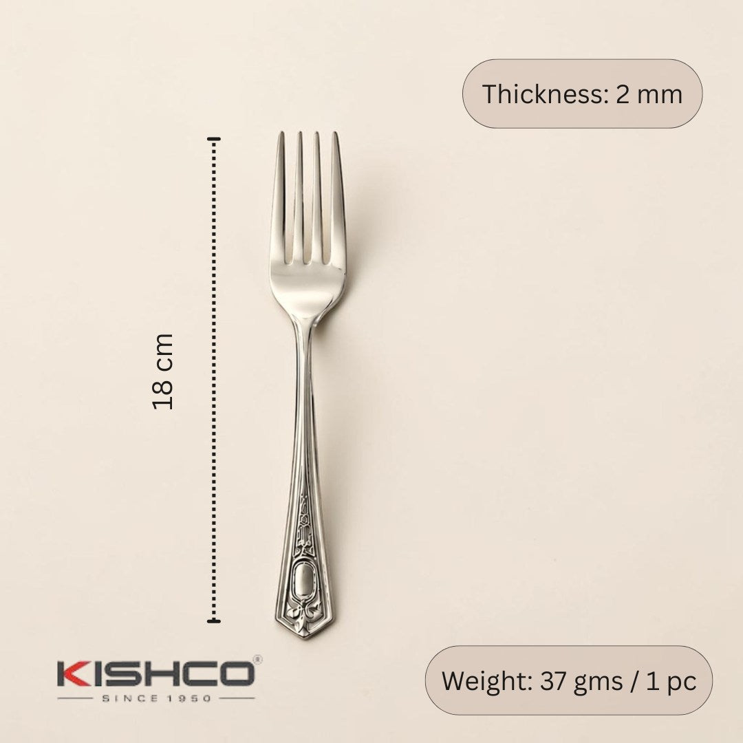 Kishco Festival Dinner Fork specifications