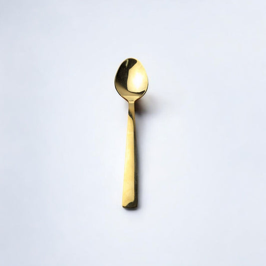 Kishco Gold Plated Stainless Steel Dinner Spoon Set of 6 with elegant polished finish