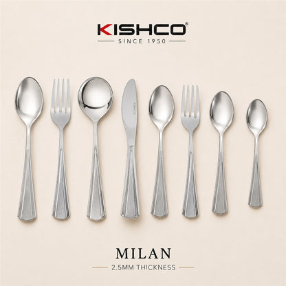 Kishco Milan Collection, 2.5mm thickness, full cutlery lineup