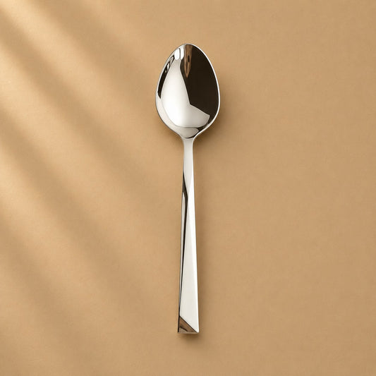 Kishco Olympus Serving Spoon, Oval shape, stainless steel cutlery