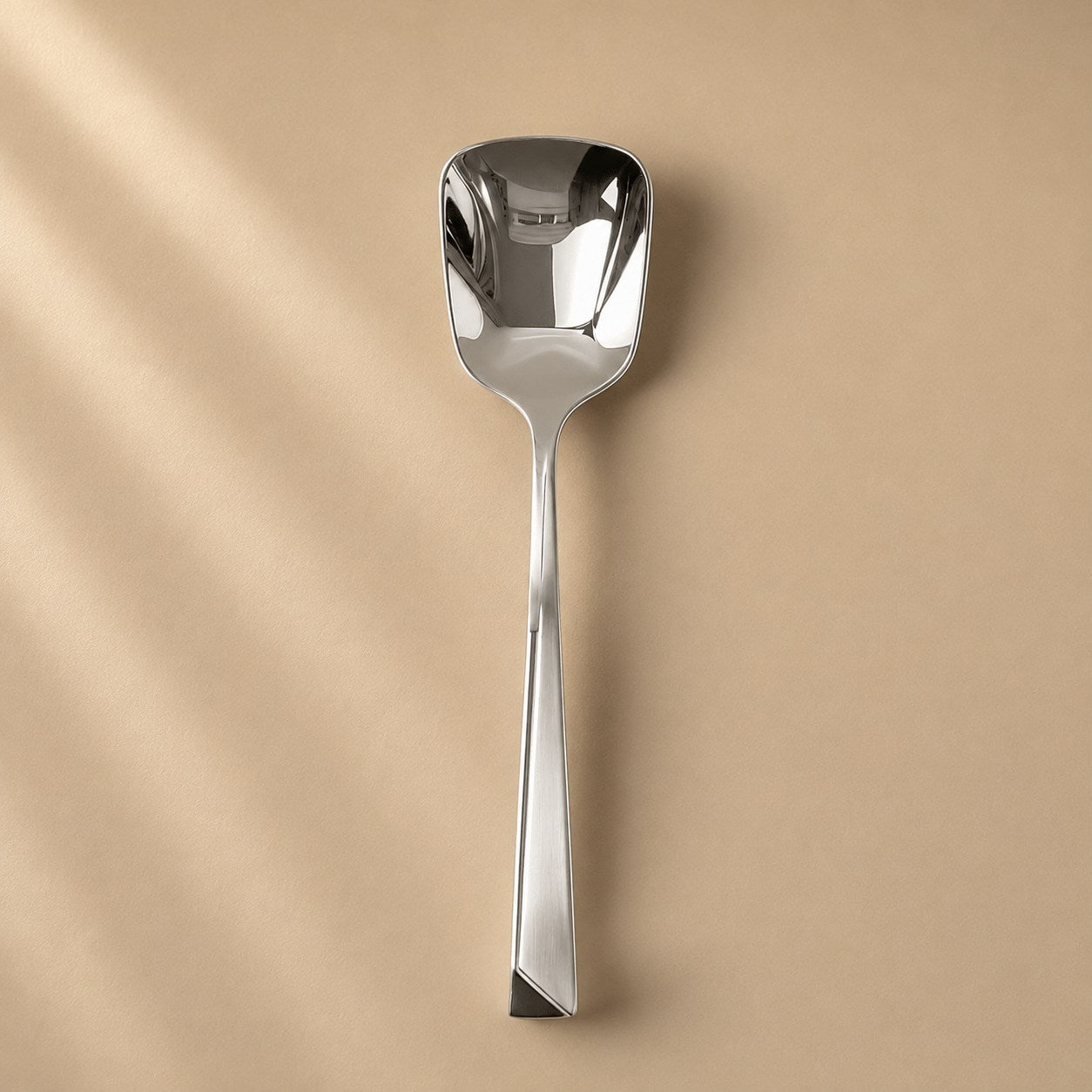 Kishco Olympus Serving Spoon, Square shape, stainless steel cutlery