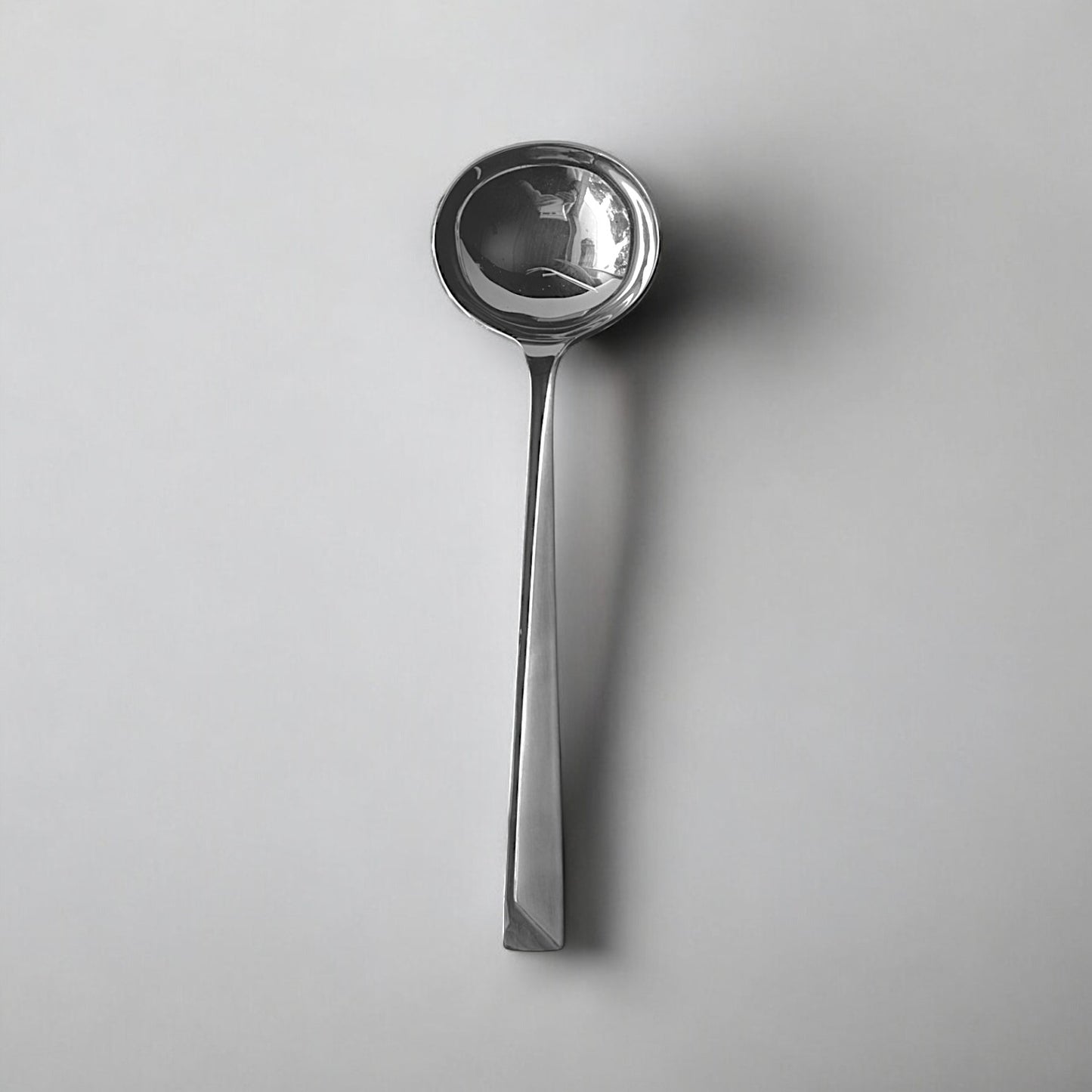 Kishco Olympus Stainless Steel Gravy Laddle with polished finish and long handle for serving sauces