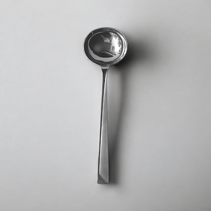 Kishco Olympus Stainless Steel Gravy Laddle with polished finish and long handle for serving sauces