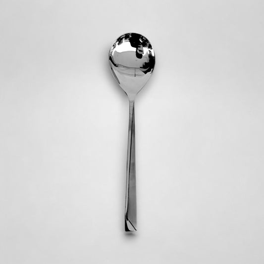Kishco Olympus Stainless Steel Serving Spoon Round with polished finish and long handle