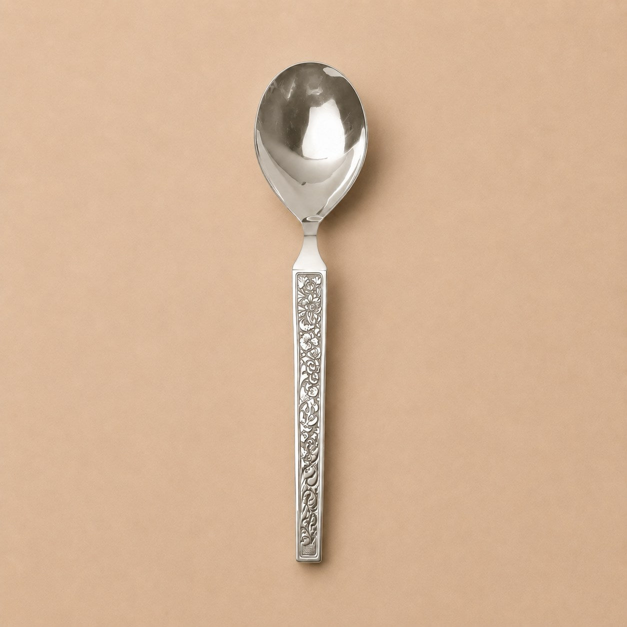 Kishco Parma Serving Spoon, Round, Large, stainless steel cutlery