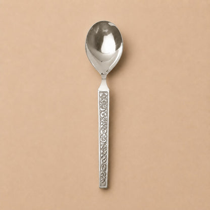 Kishco Parma Serving Spoon, Round, Large, stainless steel cutlery