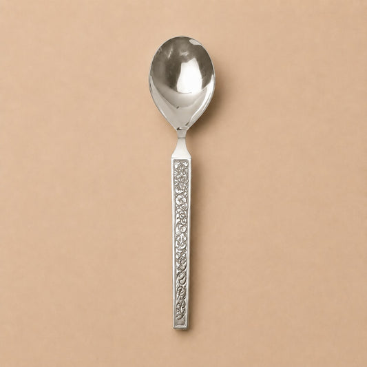 Kishco Parma Serving Spoon, Round, Large, stainless steel cutlery