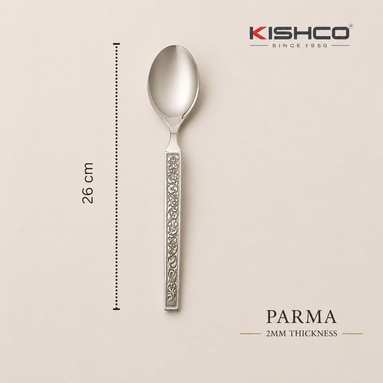 Kishco Parma Serving Spoon Round Large specifications