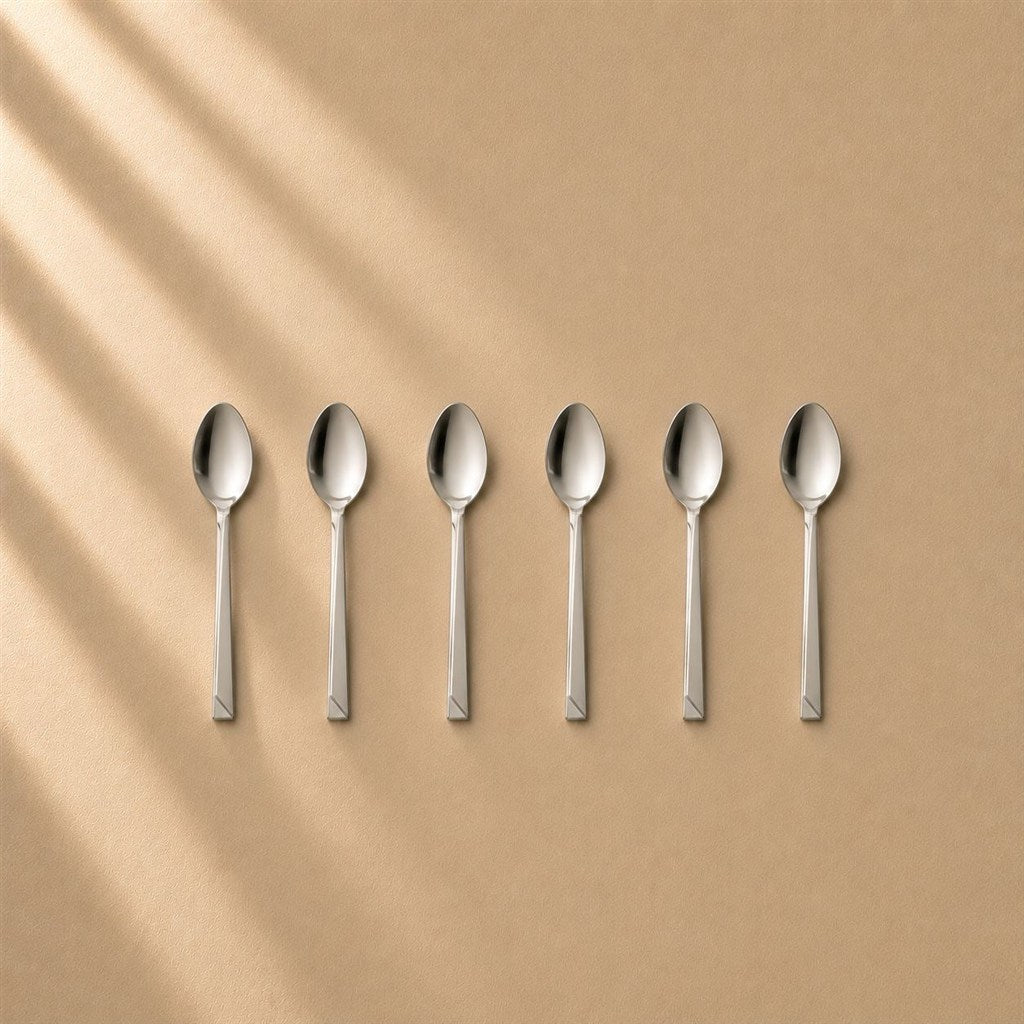 Kishco Olympus Coffee Spoon, set of 6, stainless steel cutlery