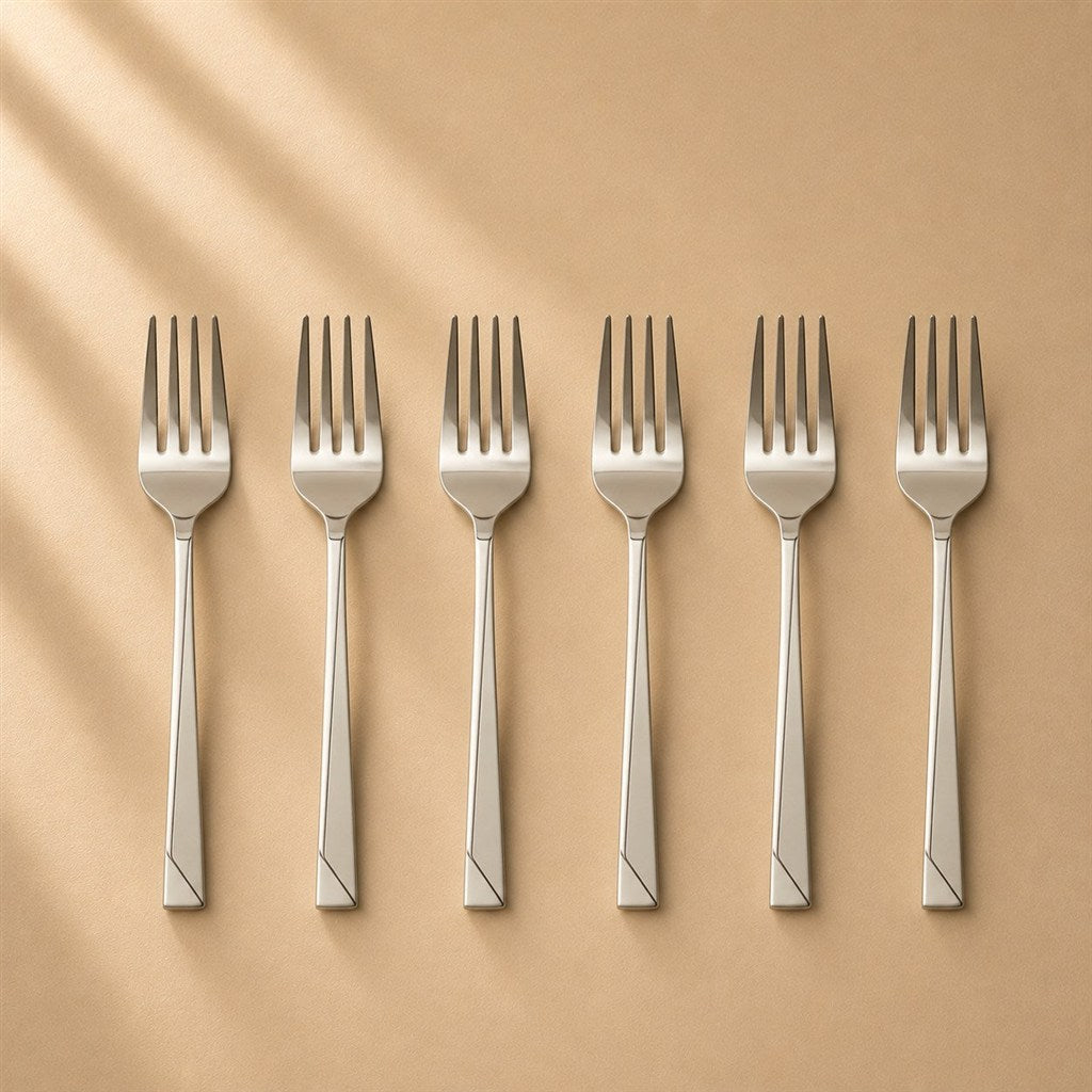 Kishco Olympus Dinner Fork, set of 6, stainless steel cutlery