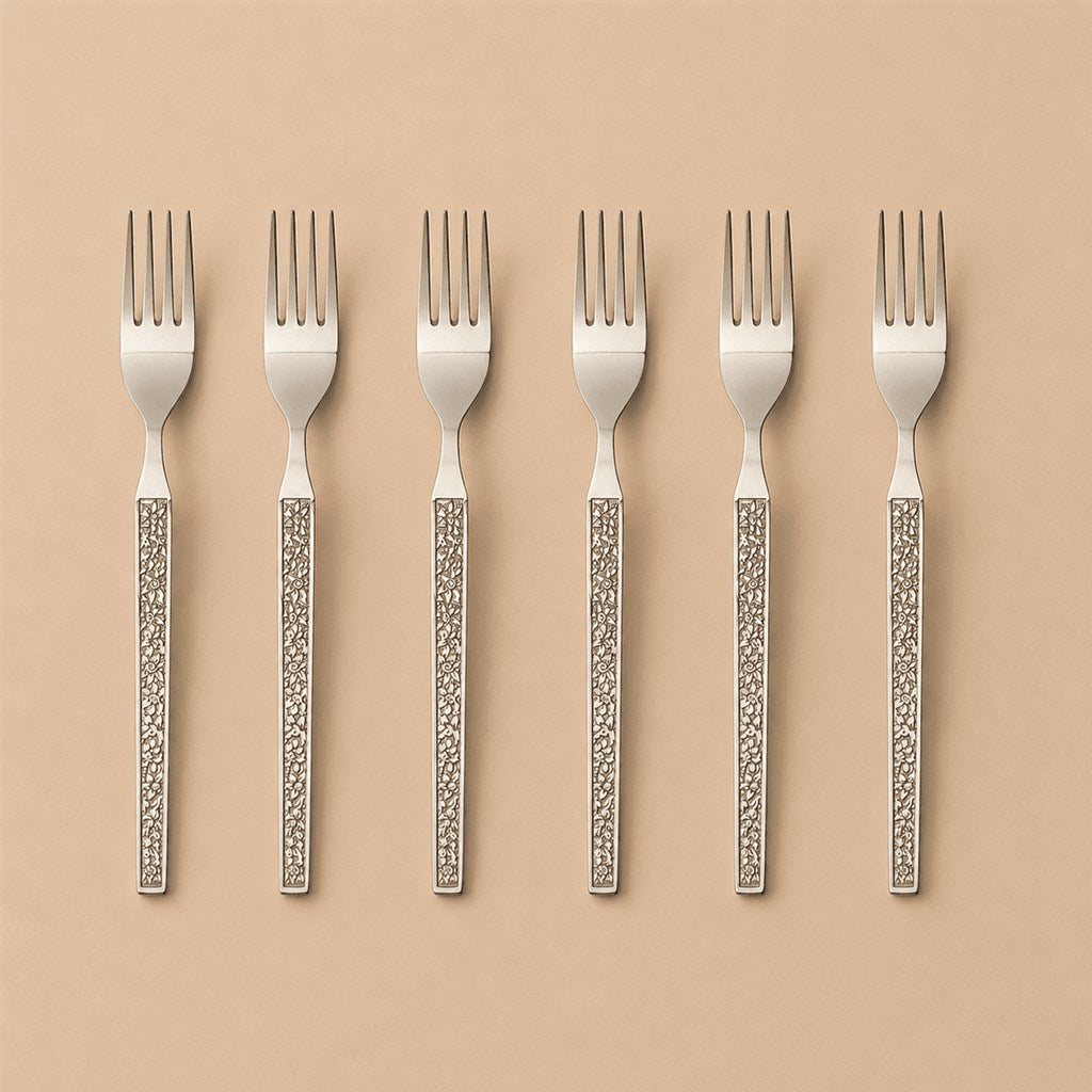 Kishco Parma Dinner Fork, set of 6, stainless steel cutlery