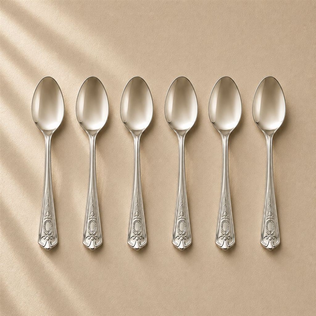 Kishco Festival Dinner Spoon, set of 6, stainless steel cutlery