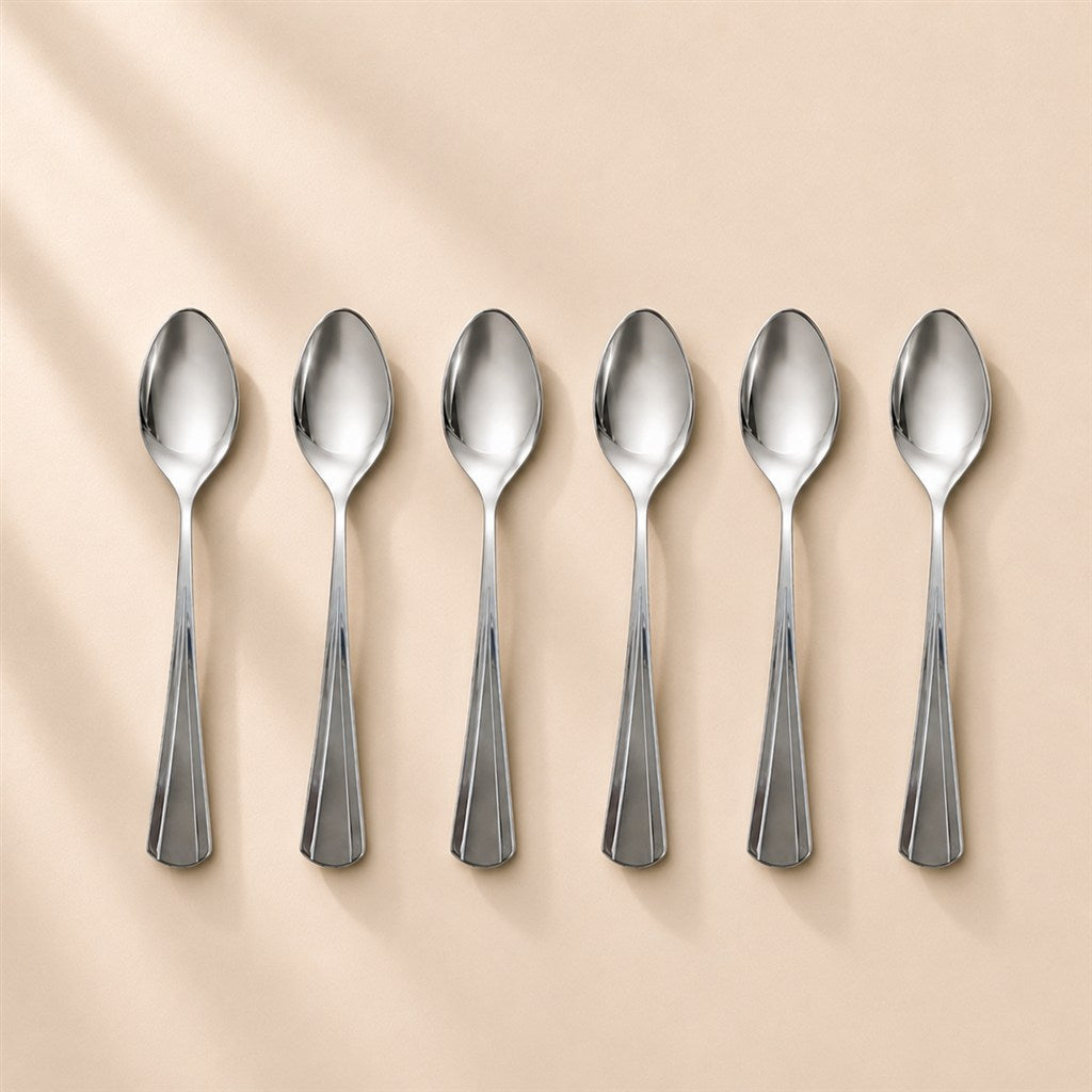 Kishco Milan Dinner Spoon, Set of 6, stainless steel cutlery
