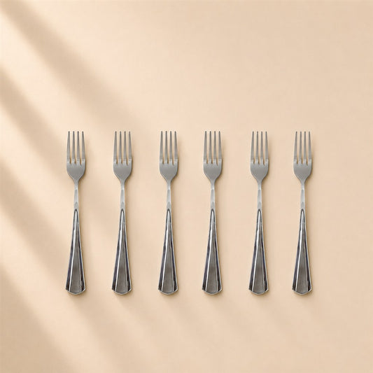 Kishco Milan Baby Fork, Set of 6, stainless steel cutlery