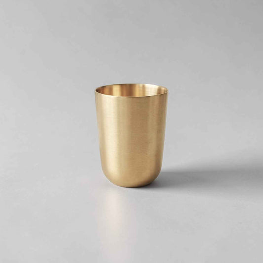 Kothi Slim Kansa Glass, Matte finish, 250ml