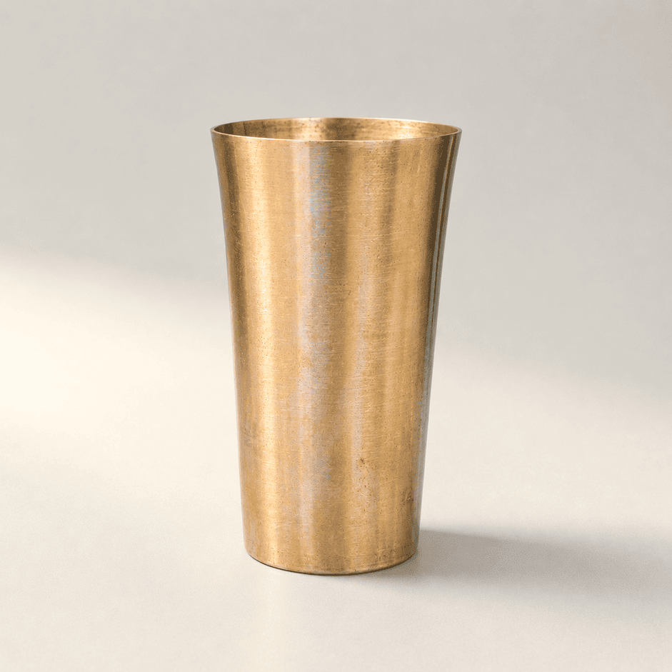 Lassi Kansa Glass, Matte finish, Tall, 450ml