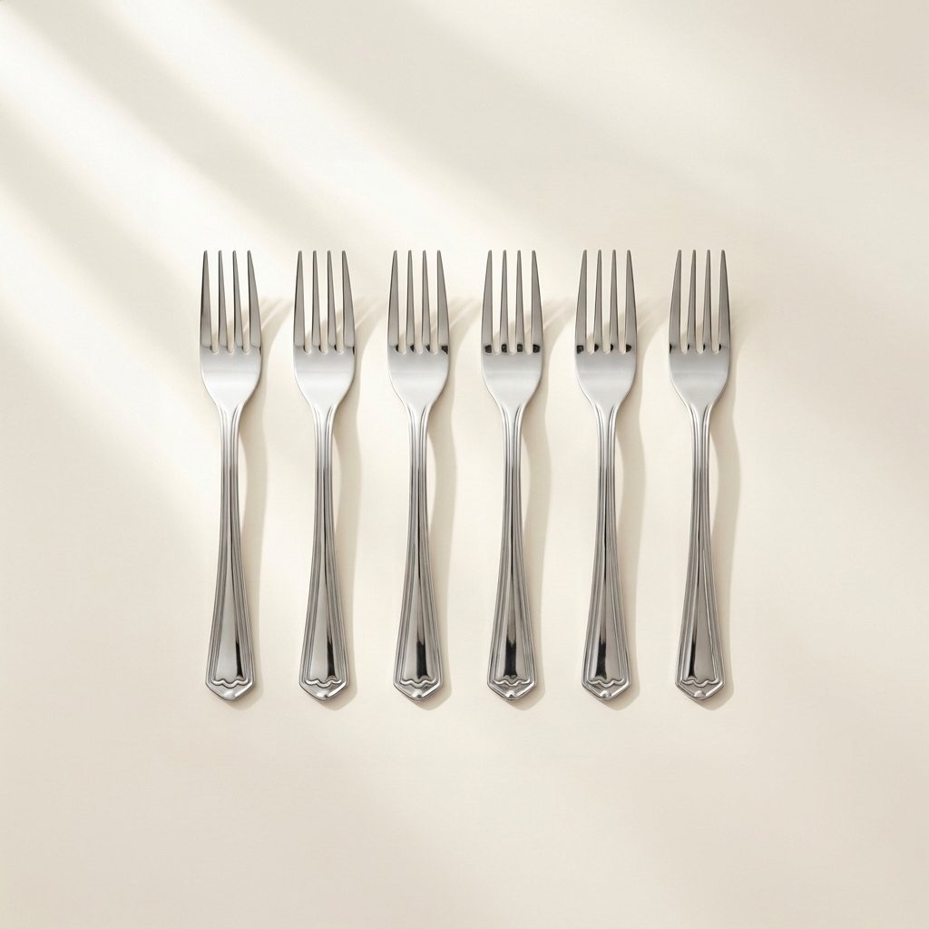 Kishco Lighthouse Baby Fork, Set of 6, stainless steel cutlery