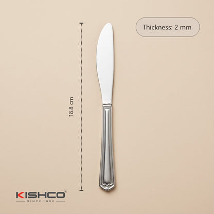 Lighthouse dinner knife dimensions: length and thickness