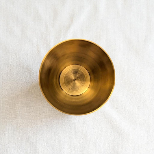 The Big Deluxe Lassi Brass Glass, 400ml