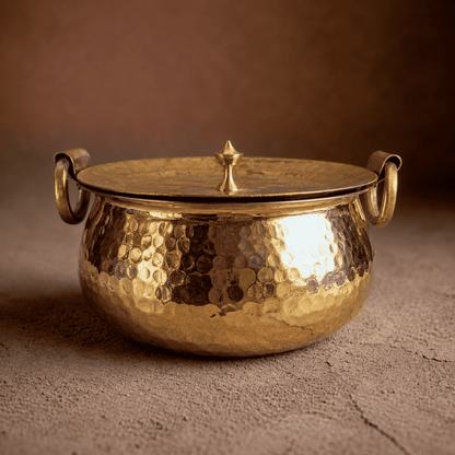 Tamira Pure Brass Madurai Handi, 4L