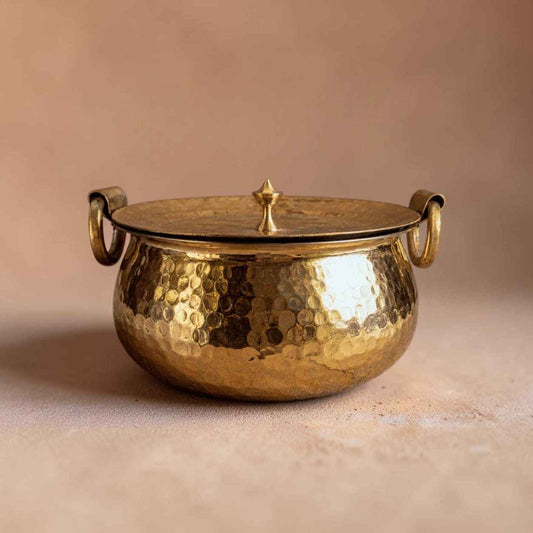 Tamira Pure Brass Madurai Handi, 3L