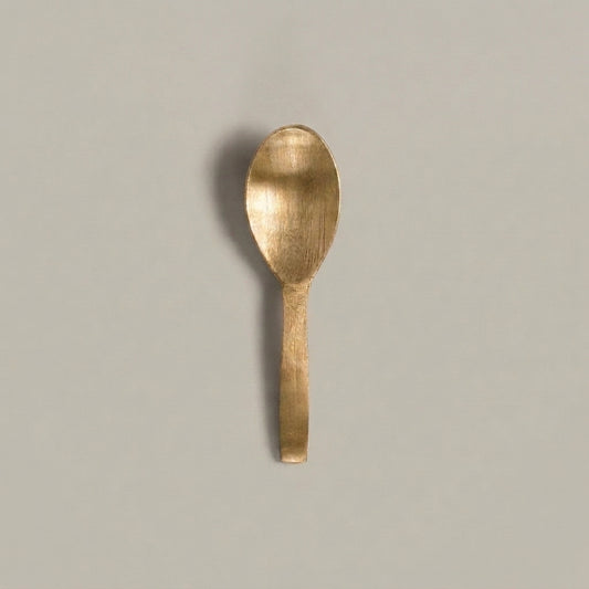Pure Kansa Masala Spoon, Matte Finished - hero shot
