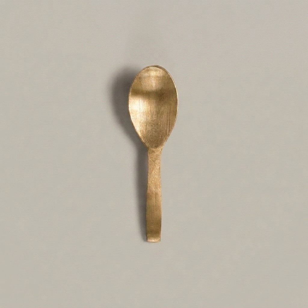 Pure Kansa Masala Spoon, Matte Finished