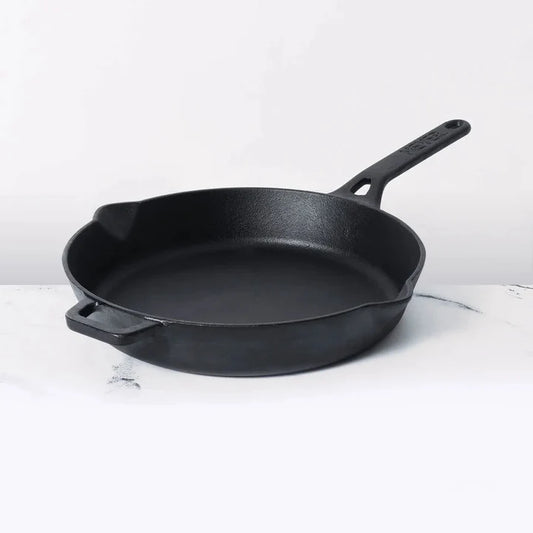 Meyer Pre-Seasoned Cast Iron Frypan, 26cm Frying Pan