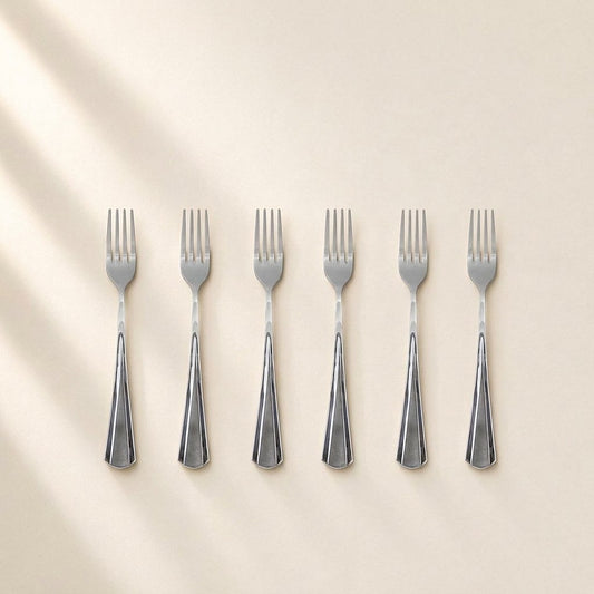 Milan stainless steel baby forks, set of 6