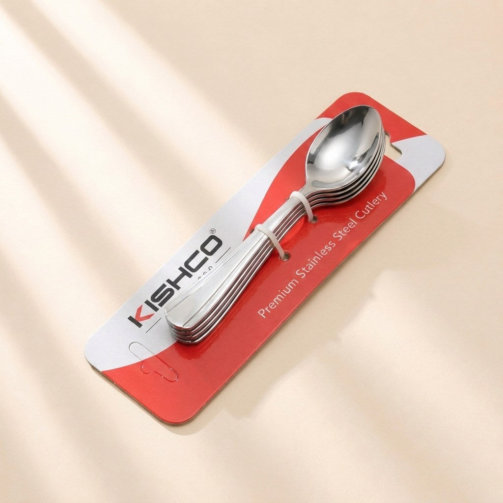 Kishco Milan Coffee Spoon, set of 6, in packaging