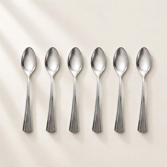 Milan stainless steel dinner spoons, set of 6